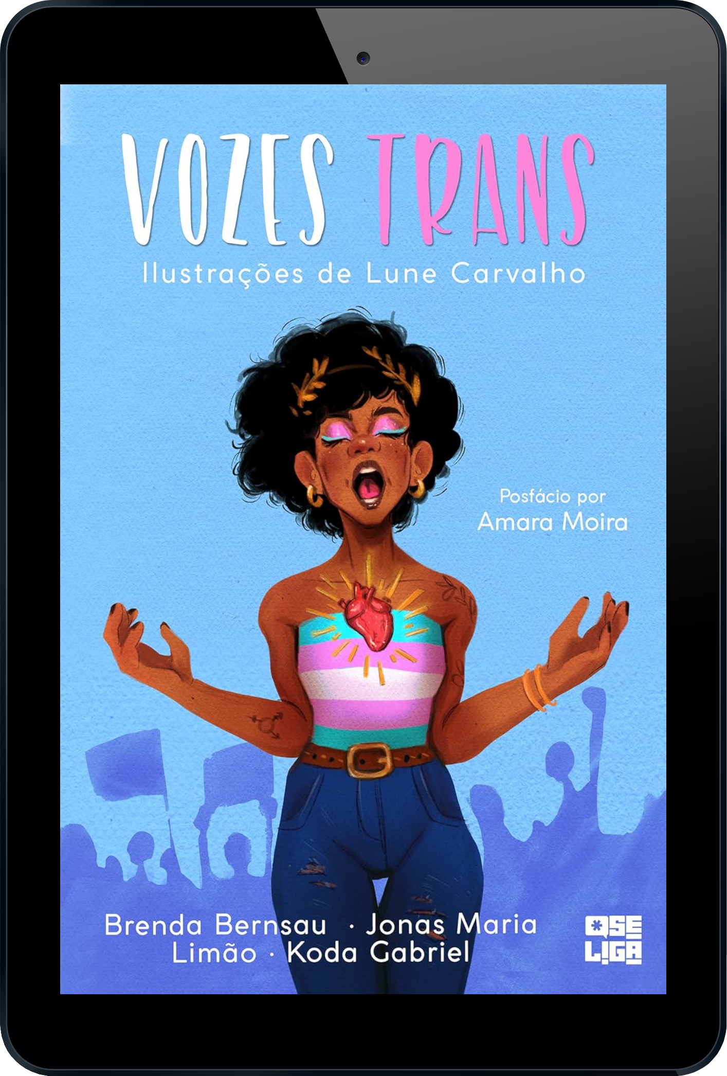 capa do livro vozes trans